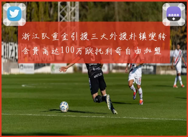 浙江队重金引援三大外援朴镇燮转会费高达100万欧托利奇自由加盟